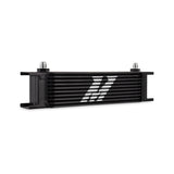 Mishimoto Universal - 6AN 10 Row Oil Cooler - Black Mishimoto Oil Coolers  AXOPROS