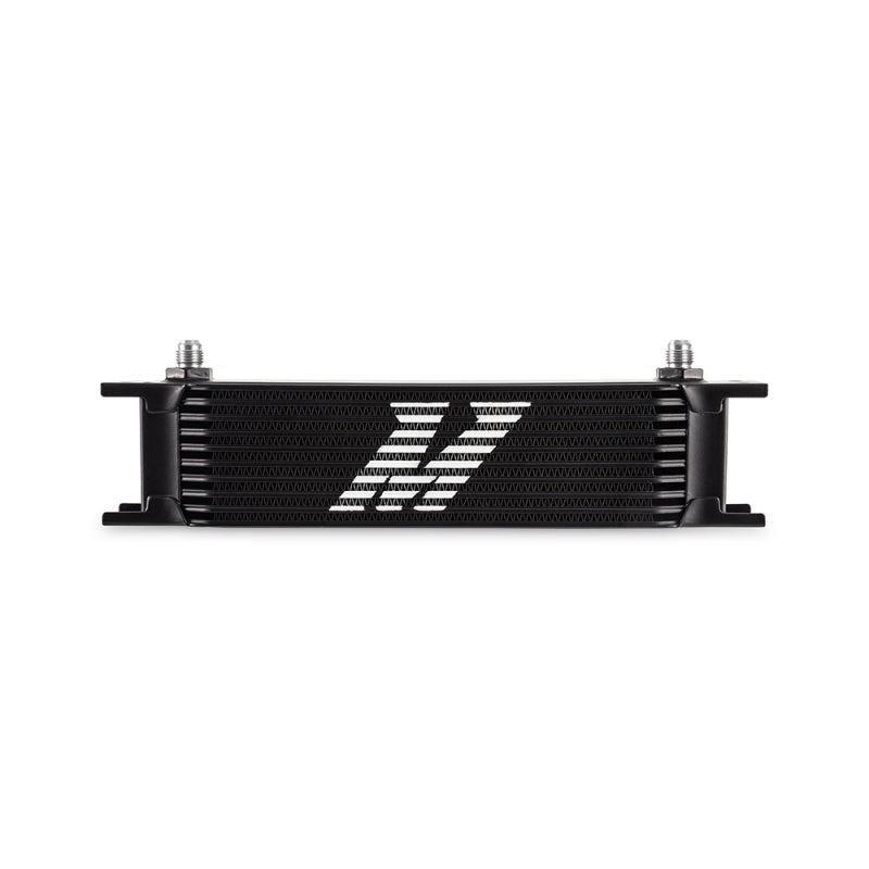Mishimoto Universal - 6AN 10 Row Oil Cooler - Black Mishimoto Oil Coolers  AXOPROS