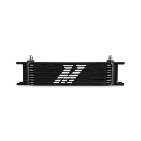 Mishimoto Universal - 6AN 10 Row Oil Cooler - Black Mishimoto Oil Coolers  AXOPROS