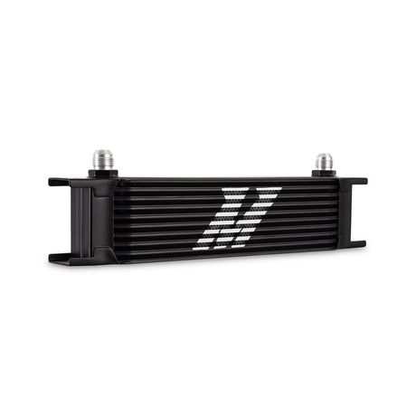 Mishimoto Universal -8AN 10 Row Oil Cooler - Black Mishimoto Oil Coolers  AXOPROS