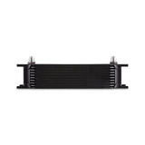 Mishimoto Universal -8AN 10 Row Oil Cooler - Black Mishimoto Oil Coolers  AXOPROS