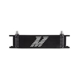 Mishimoto Universal -8AN 10 Row Oil Cooler - Black Mishimoto Oil Coolers  AXOPROS