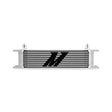 Mishimoto Universal -8AN 10 Row Oil Cooler - Silver Mishimoto Oil Coolers  AXOPROS