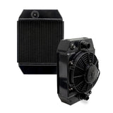 Mishimoto Universal Drag Race Performance Aluminum Radiator - Black Mishimoto Radiators  AXOPROS