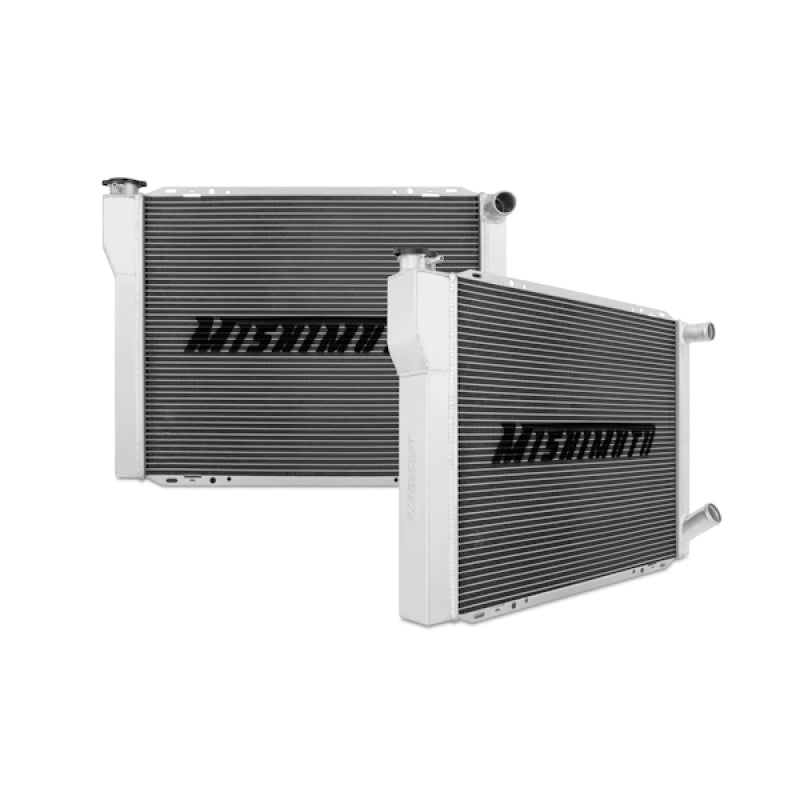 Mishimoto Universal Dual Pass Race Radiator 27x19x3 Inches Aluminum Radiator Mishimoto Radiators  AXOPROS