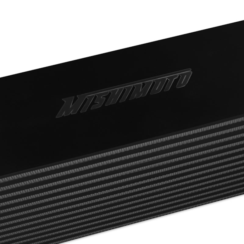 Mishimoto Universal Intercooler - J-Line Black Mishimoto Intercoolers  AXOPROS