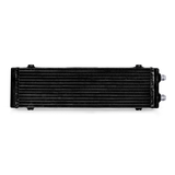 Mishimoto Universal Large Bar and Plate Dual Pass Black Oil Cooler Mishimoto Oil Coolers  AXOPROS