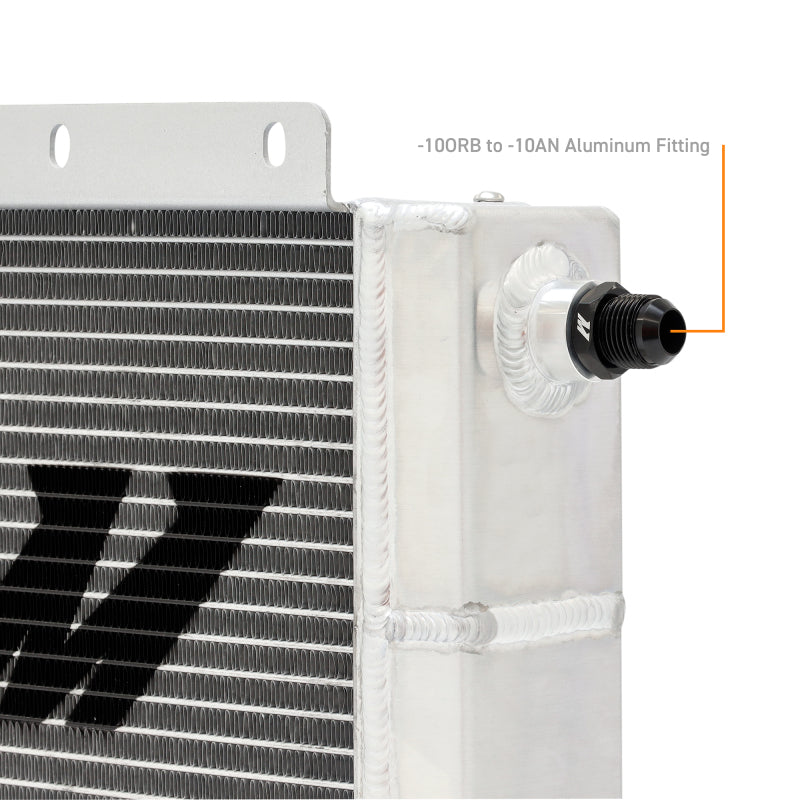 Mishimoto Universal Oil Cooler Kit 23 Row Cooler and 1in x 8in Fan Mishimoto Oil Coolers  AXOPROS