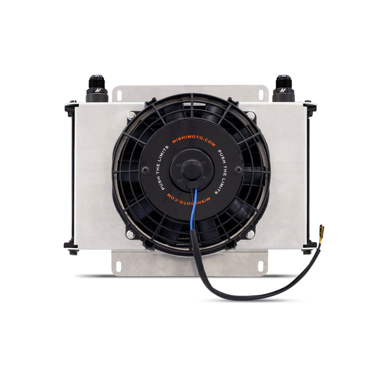 Mishimoto Universal Oil Cooler Kit 25-Row Cooler and 1x 8in Fan Mishimoto Oil Coolers  AXOPROS
