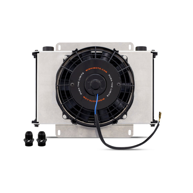 Mishimoto Universal Oil Cooler Kit 25-Row Cooler and 1x 8in Fan Mishimoto Oil Coolers  AXOPROS