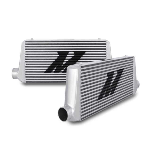 Mishimoto Universal Silver R Line Intercooler Overall Size: 31x12x4 Core Size: 24x12x4 Inlet / Outle Mishimoto Intercoolers  AXOPROS