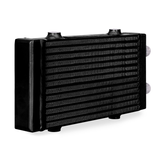 Mishimoto Universal Small Bar and Plate Dual Pass Black Oil Cooler Mishimoto Oil Coolers  AXOPROS