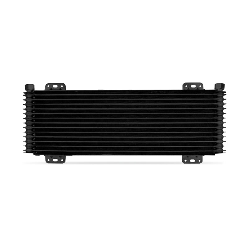 Mishimoto Universal Stacked Plate Trans Cooler 13 Row Black Mishimoto Transmission Coolers  AXOPROS