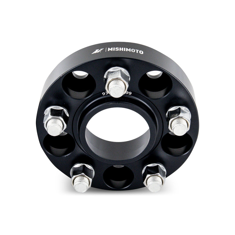 Mishimoto Wheel Spacers - 5X114.3 / 70.5 / 25 / M14 - Black Mishimoto Wheel Spacers & Adapters  AXOPROS
