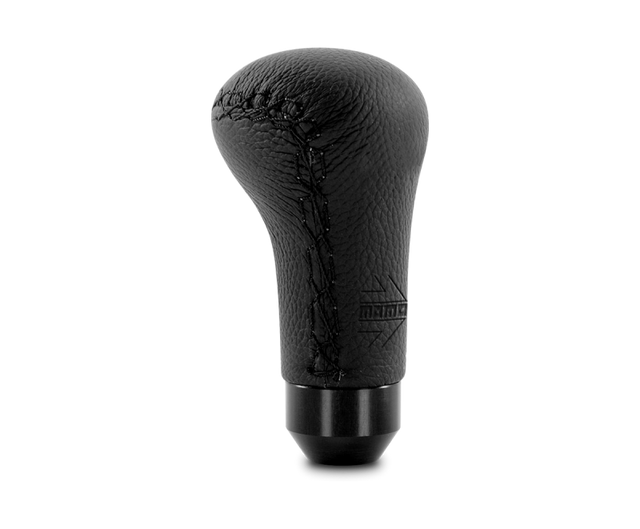 Momo Anatomico Shift Knob - Black Leather, Black Stitching MOMO Shift Knobs  AXOPROS