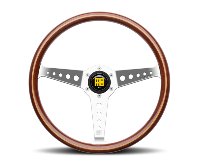 Momo California Wood Steering Wheel 360 mm - Mahogany Wood/Pol Spokes MOMO Steering Wheels  AXOPROS