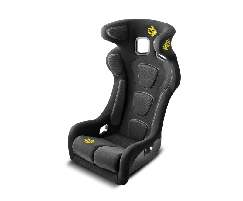 Momo Daytona Evo XXL Seats (FIA 8855-1999) - Black Hardshell MOMO Seats  AXOPROS