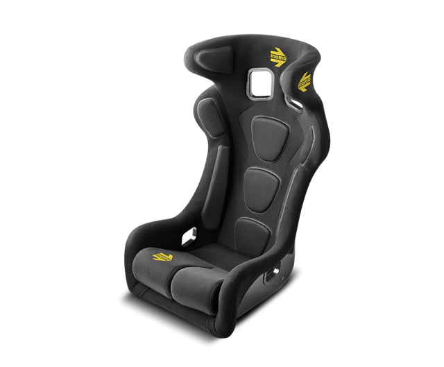 Momo Daytona Evo XXL Seats (FIA 8855-1999) - Black Hardshell MOMO Seats  AXOPROS
