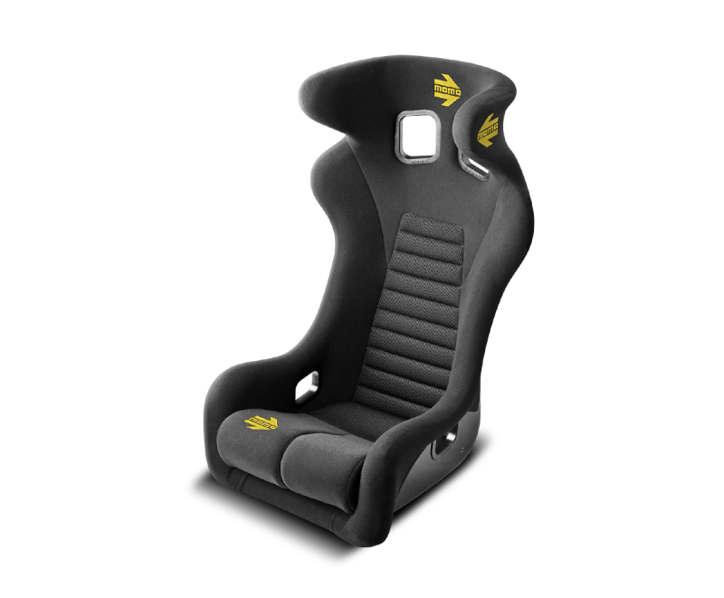 Momo Daytona XXL Seats (FIA 8855-1999) - Black Hardshell MOMO Seats  AXOPROS