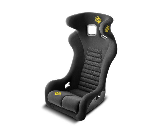 Momo Daytona XXL Seats (FIA 8855-1999) - Black Hardshell MOMO Seats  AXOPROS