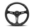 Momo Gotham Steering Wheel 350 mm - Black Leather/Black Spokes MOMO Steering Wheels  AXOPROS