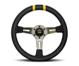Momo MODDRIFT Steering Wheel 330 mm -  Black Suede/Anth Spokes/2 Stripes MOMO Steering Wheels  AXOPROS