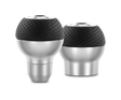 Momo Race Shift Knob - Aluminum, Black Airleather Insert MOMO Shift Knobs  AXOPROS