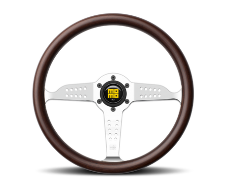 Momo Super Grand Prix Steering Wheel 350 mm - Mahogany Wood/Pol Spokes MOMO Steering Wheels  AXOPROS