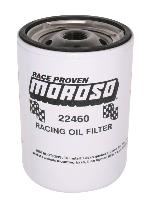 Moroso Chevrolet 13/16in Thread 5-1/4in Tall Oil Filter - Racing Moroso Oil Filters  AXOPROS