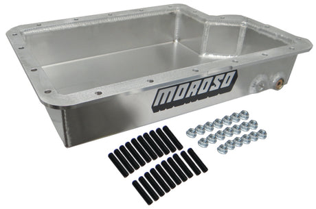 Moroso Ford E40D/4R100 Transmission Pan - 3.642in Moroso Transmission Pans  AXOPROS