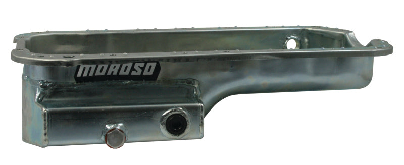Moroso Honda 2.2/2.3L H Series Road Race Baffled Extra Capacity Steel Oil Pan Moroso Oil Pans  AXOPROS