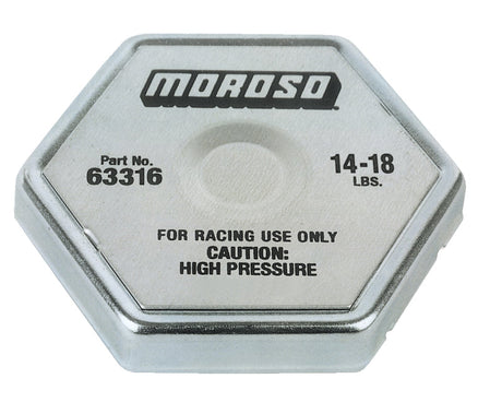 Moroso Racing Radiator Cap - 14-18lbs Moroso Radiator Caps  AXOPROS