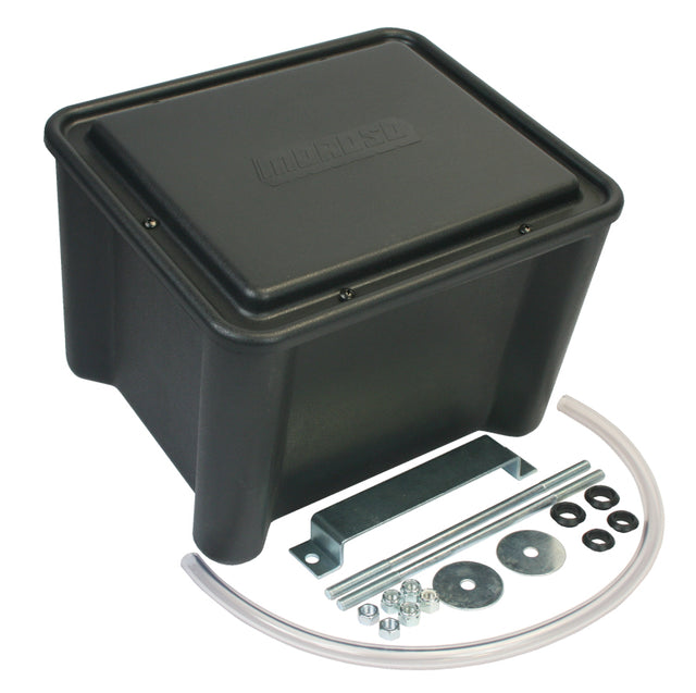 Moroso Sealed Battery Box Black w/Mounting Hardware - Black Moroso Battery Accessories  AXOPROS