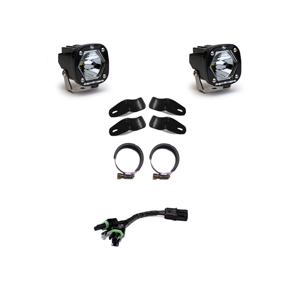 Moto S1 Auxiliary Light Kit Baja Designs Auxiliary Light  AXOPROS