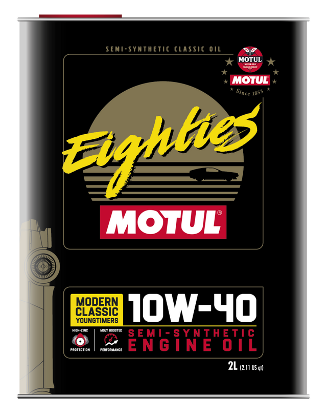 Motul 10W40 Classic Eighties Oil - 10x2L Motul Motor Oils  AXOPROS