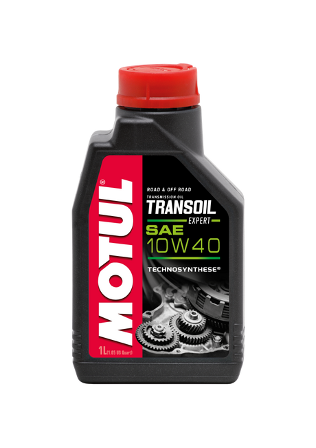 Motul 1L Powersport TRANSOIL Expert SAE 10W40 Technosynthese Fluid for Gearboxes Motul Gear Oils  AXOPROS