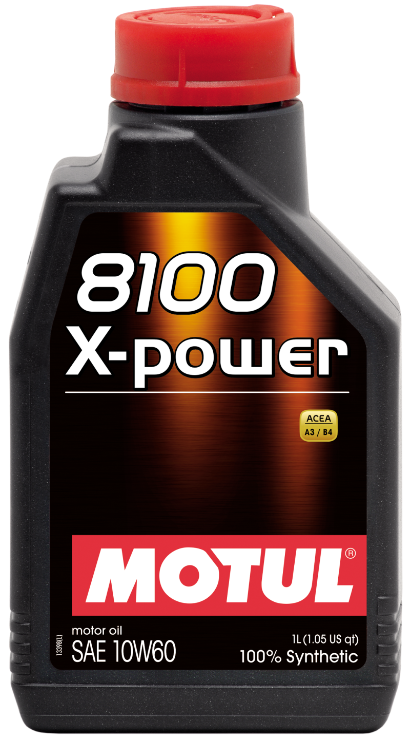 Motul 1L Synthetic Engine Oil 8100 10W60 X-Power - ACEA A3/B4 Motul Motor Oils  AXOPROS