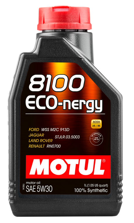 Motul 1L Synthetic Engine Oil 8100 5W30 ECO-NERGY - Ford 913C Motul Motor Oils  AXOPROS