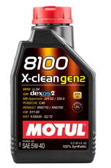 Motul 1L Synthetic Engine Oil 8100 X-CLEAN Gen 2 5W40 Motul Motor Oils  AXOPROS