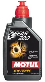 Motul 1L Transmission GEAR 300 75W90 - Synthetic Ester Motul Gear Oils  AXOPROS