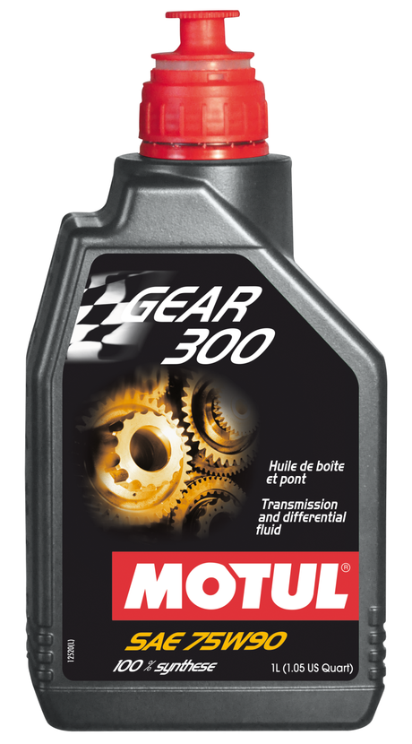 Motul 1L Transmission GEAR 300 75W90 - Synthetic Ester Motul Gear Oils  AXOPROS
