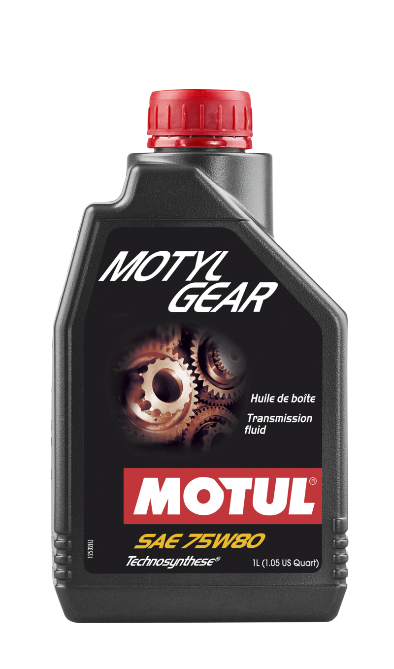 Motul 1L Transmission MOTYLGEAR 75W80 - Technosynthese - API GL-5 / MIL-L-2105D Motul Gear Oils  AXOPROS