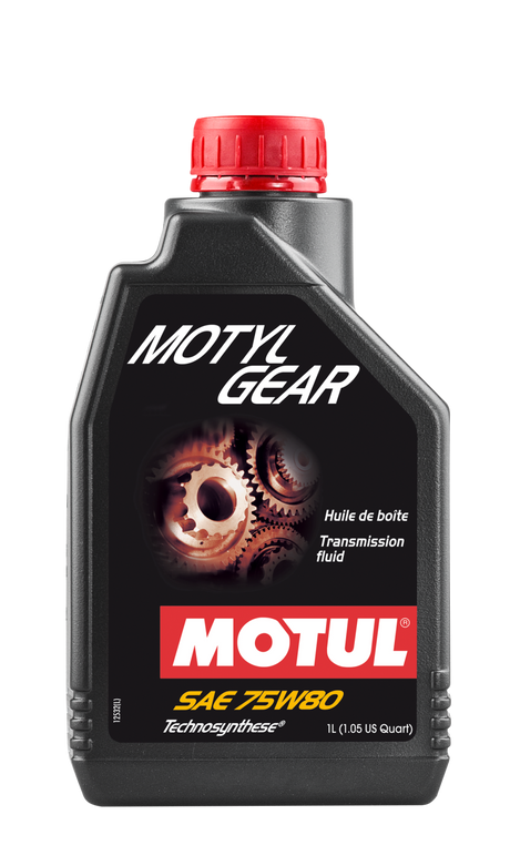 Motul 1L Transmission MOTYLGEAR 75W80 - Technosynthese - API GL-5 / MIL-L-2105D Motul Gear Oils  AXOPROS