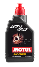 Motul 1L Transmission MOTYLGEAR 75W80 - Technosynthese - API GL-5 / MIL-L-2105D Motul Gear Oils  AXOPROS