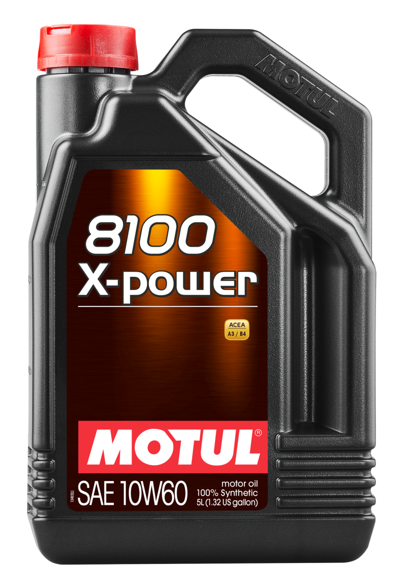 Motul 5L Synthetic Engine Oil 8100 10W60 X-Power Motul Motor Oils  AXOPROS
