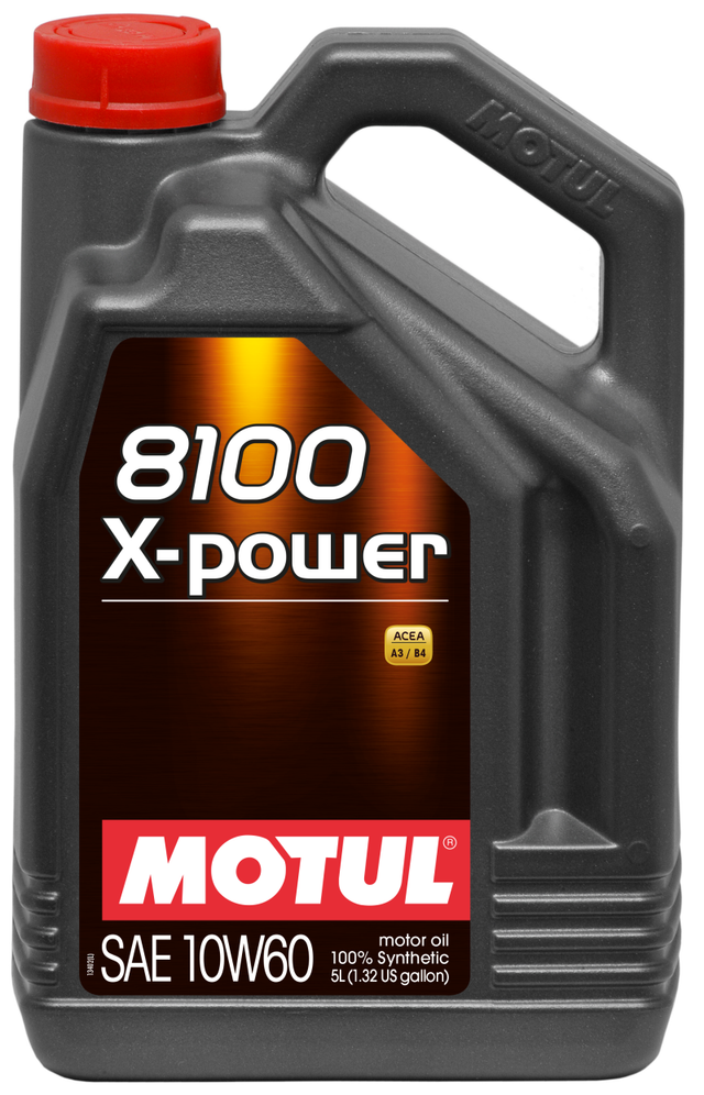Motul 5L Synthetic Engine Oil 8100 10W60 X-Power Motul Motor Oils  AXOPROS