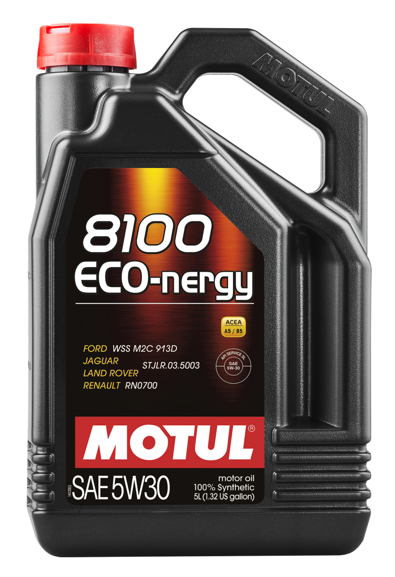 Motul 5L Synthetic Engine Oil 8100 5W30 ECO-NERGY - Ford 913C Motul Motor Oils  AXOPROS