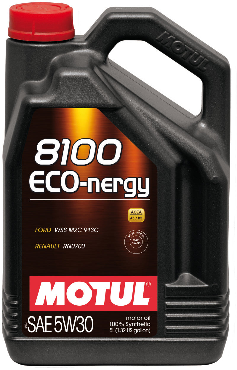 Motul 5L Synthetic Engine Oil 8100 5W30 ECO-NERGY - Ford 913C Motul Motor Oils  AXOPROS