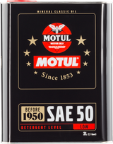 Motul Classic SAE 50 Oil - 2L Motul Motor Oils  AXOPROS