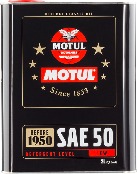 Motul Classic SAE 50 Oil - 2L Motul Motor Oils  AXOPROS